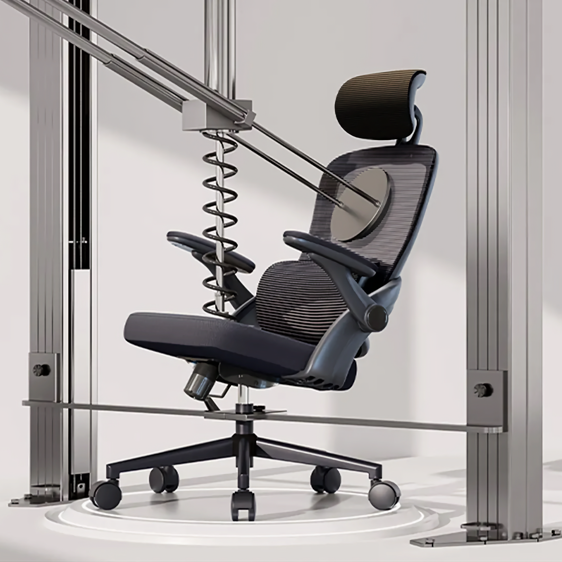 ELIO - Siège de bureau en Mesh avec Repose-tête