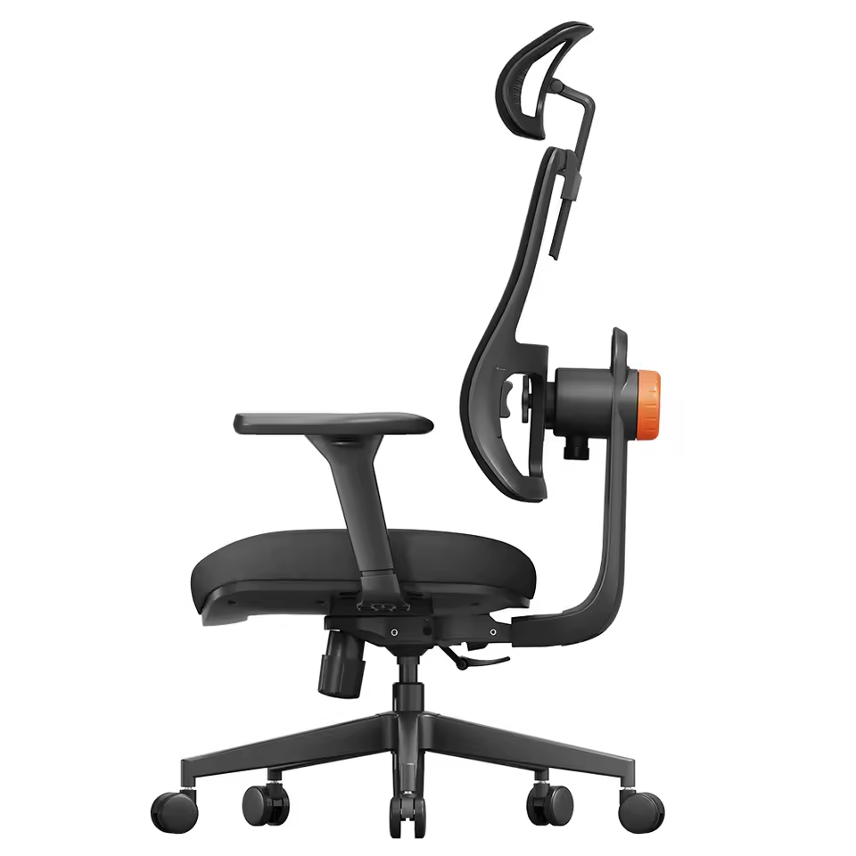 ORION - Siège de bureau ergonomique Premium en Mesh avec Repose-tête