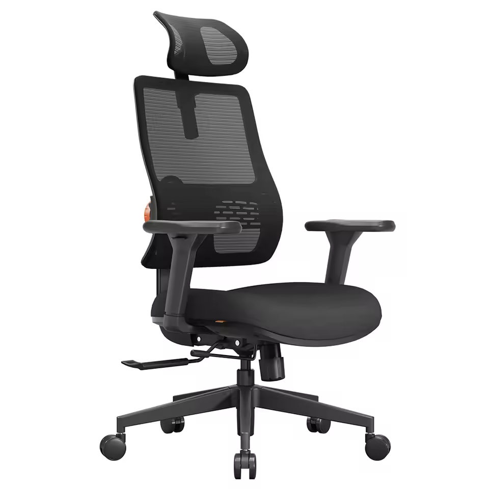 ORION - Siège de bureau ergonomique Premium en Mesh avec Repose-tête