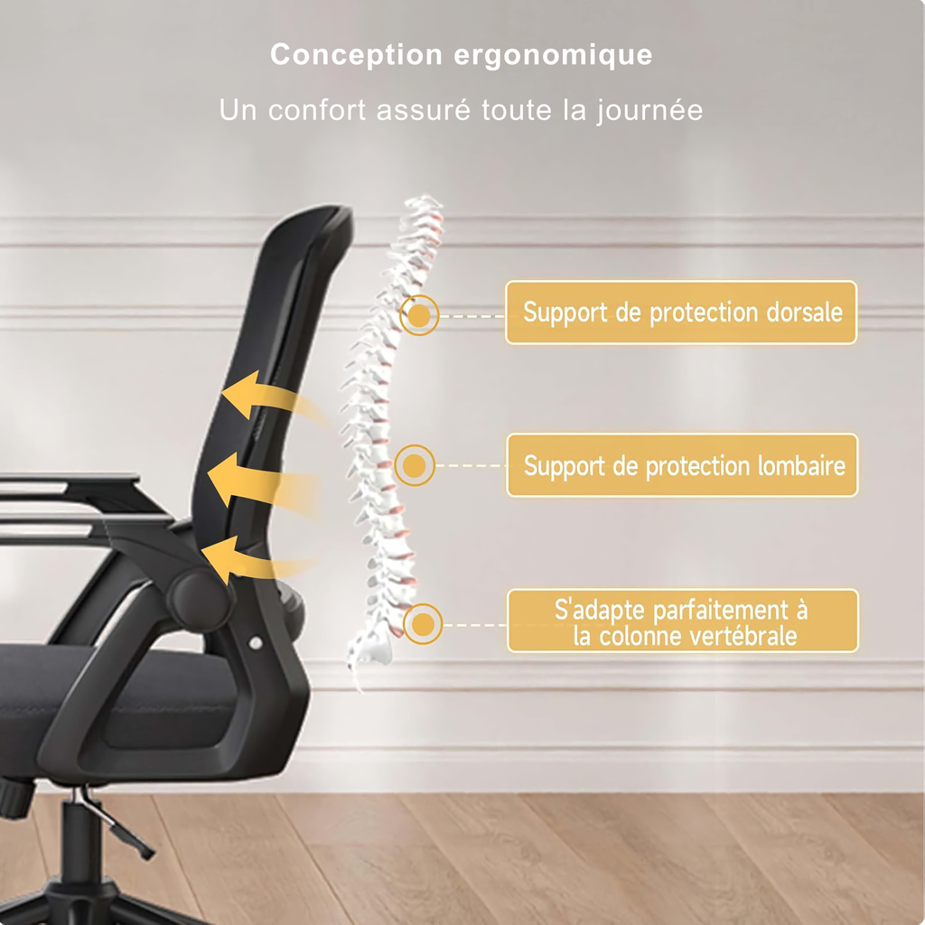 NOVA - Siège de bureau en Mesh Respirant