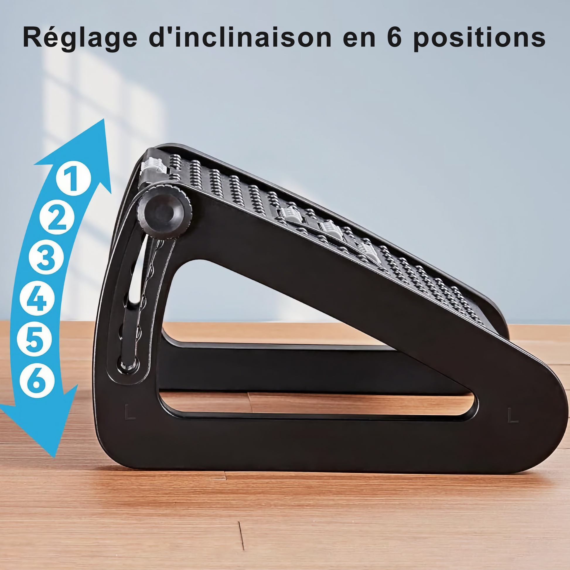 Repose-Pieds ergonomique inclinable de bureau